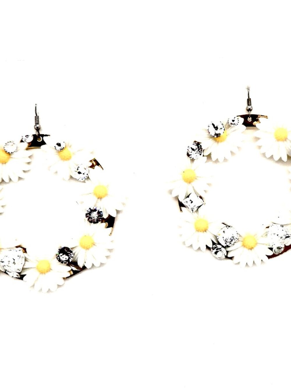 GASOLINE GLAMOUR SWAN RIVER DAISY EARRINGS🦢🌼💎